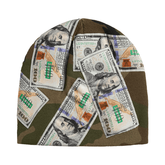 SUPREME FW26 MONEY CAMO BEANIE