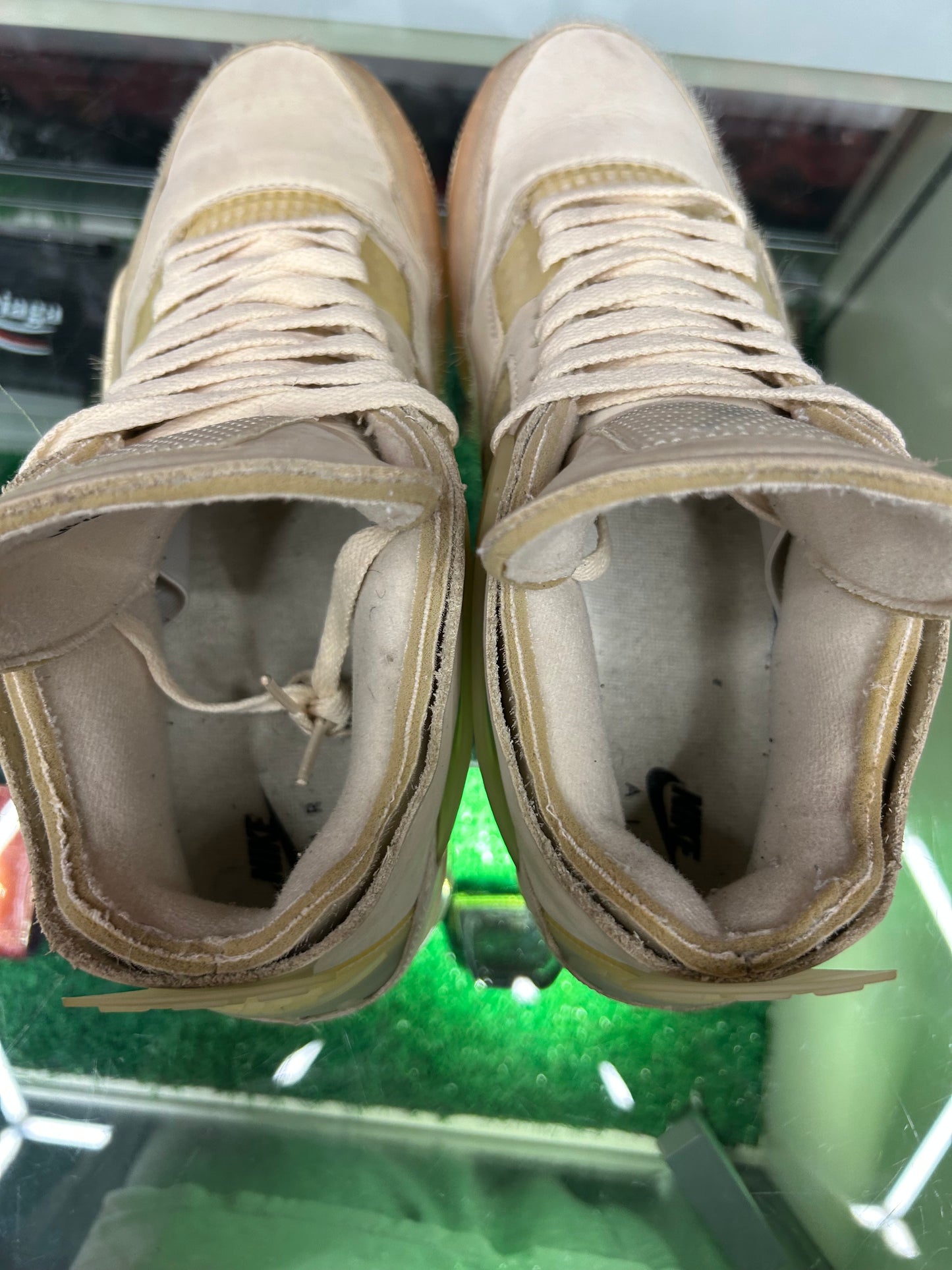 OFF-WHITE NIKE JORDAN 4 SAIL (PRE-OWNED / WITH BOX)