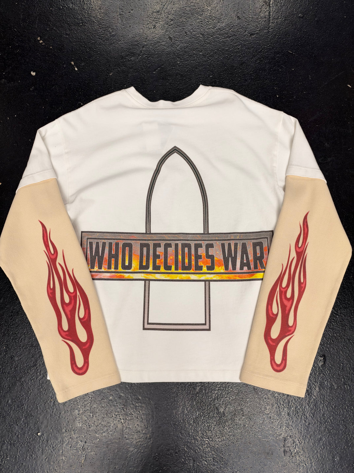 WHO DECIDES WAR FLAME GLASS DOUBLE JERSEY (BRAND NEW)