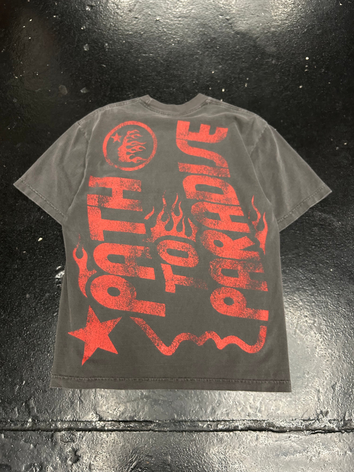 HELLSTAR STUDIOS JESUS EMBLEM TEE (PRE-OWNED)