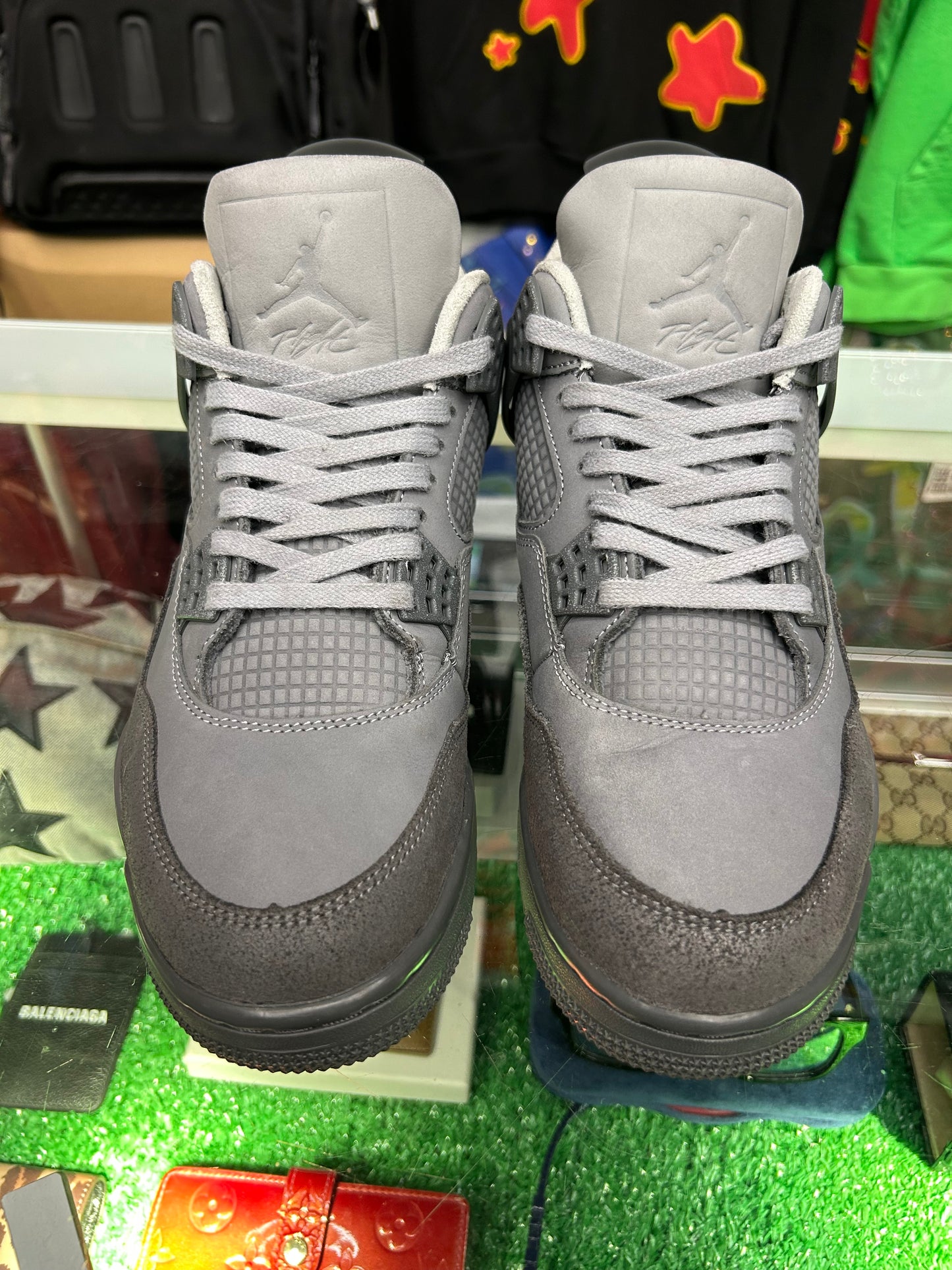 JORDAN 4 RETRO WET CEMENT (PRE-OWNED / WITH BOX)