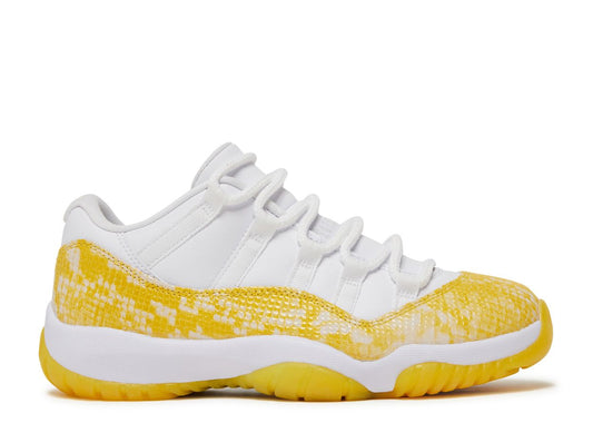 JORDAN 11 LOW YELLOW SNAKESKIN (PRE OWNED W/ BOX)