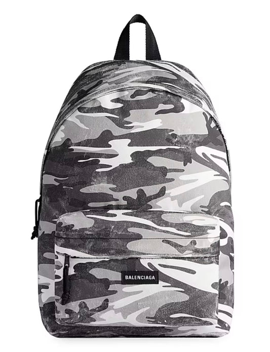 BALENCIAGA EXPLORER BACKPACK CAMO PRINT (PRE-OWNED)
