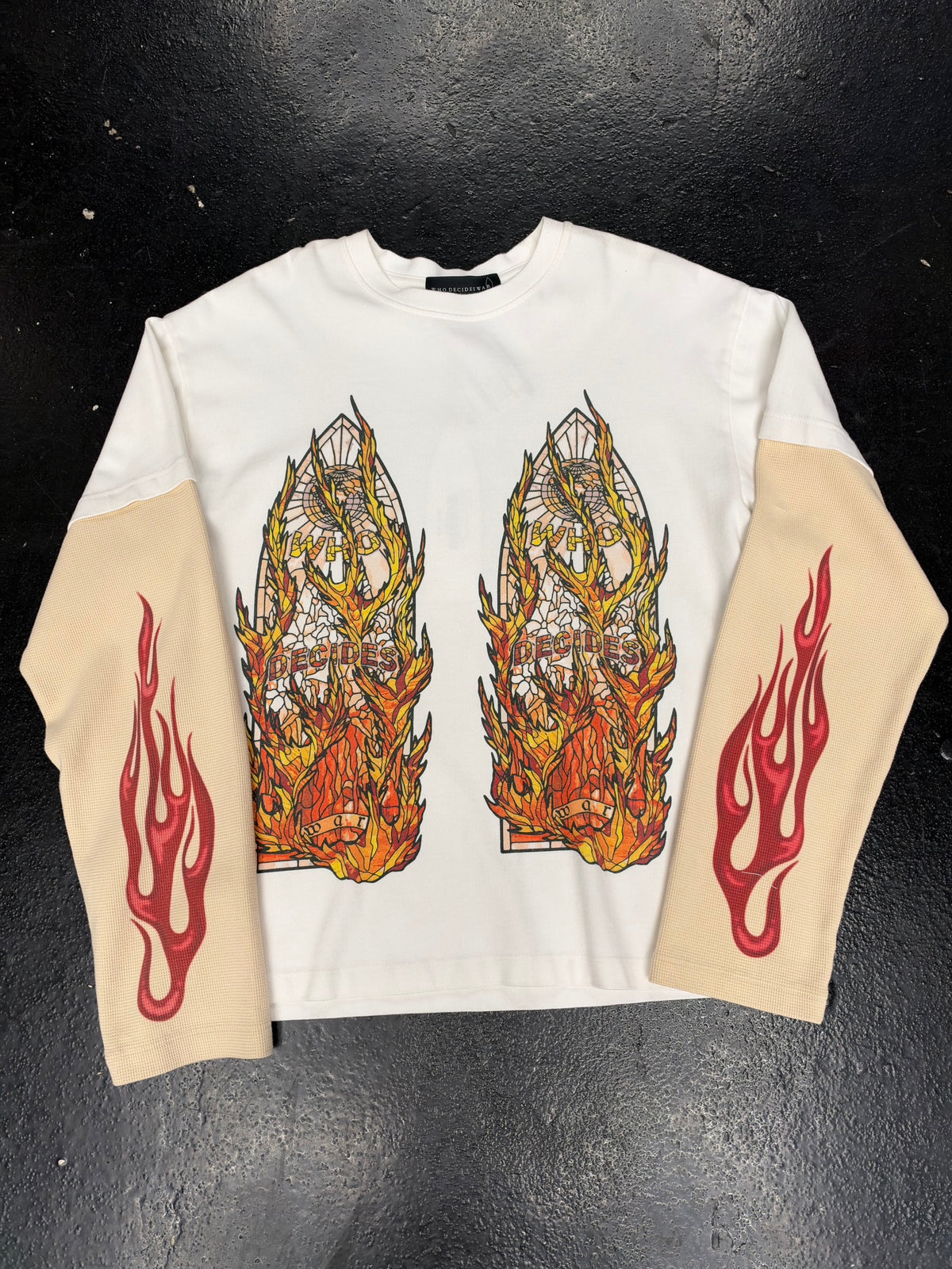 WHO DECIDES WAR FLAME GLASS DOUBLE JERSEY (BRAND NEW)