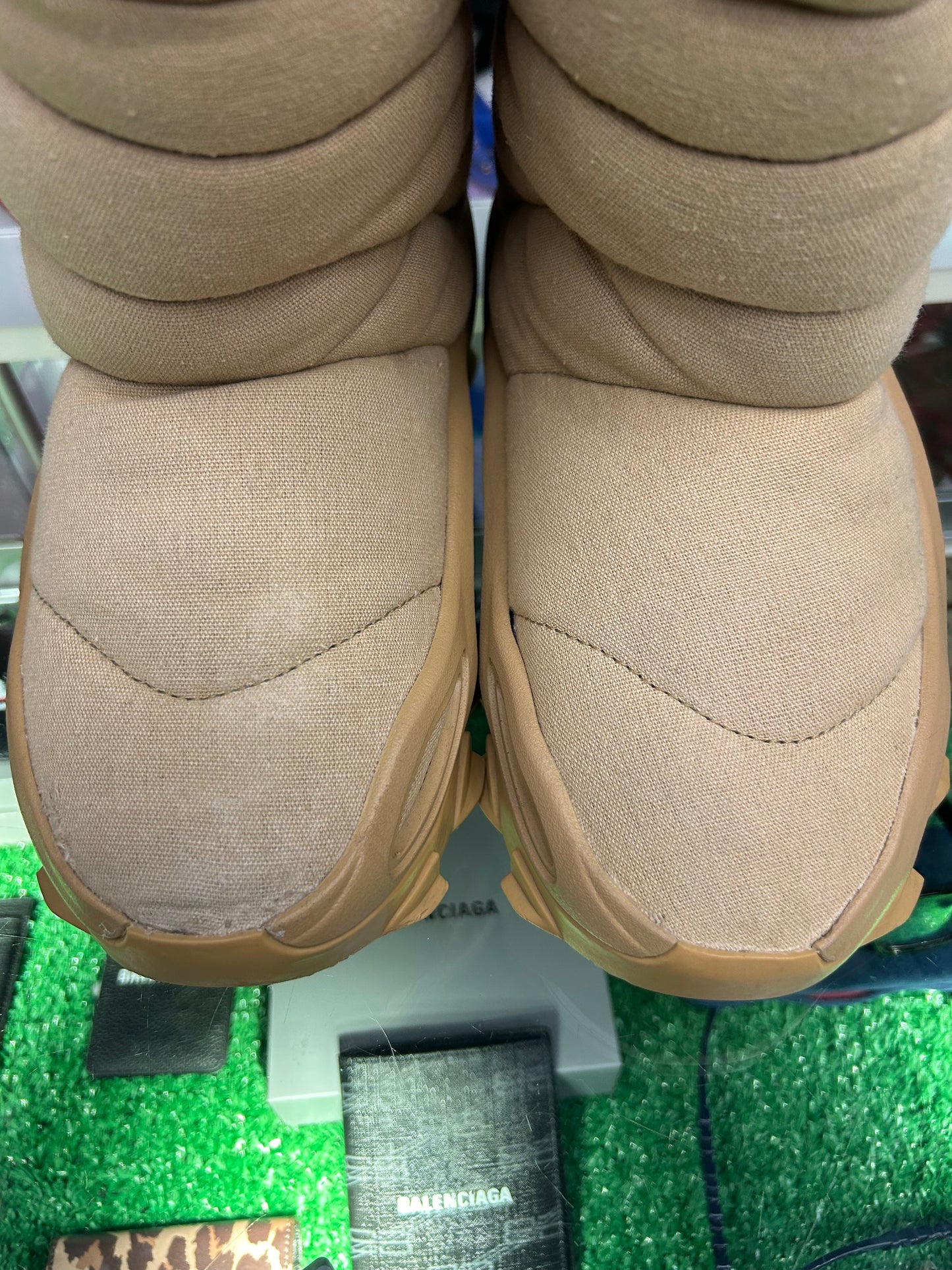 YEEZY ADIDAS NSLTD BOOT KHAKI “REPAIRED” (PRE-OWNED NO BOX)