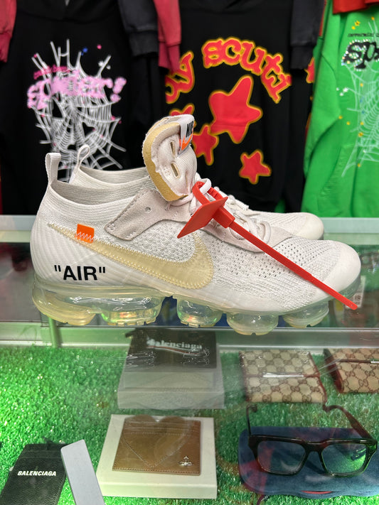 OFF-WHITE NIKE VAPORMAX THE 10 (PRE-OWNED / WITH BOX)