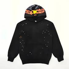 SP5DER HEAVY WEB HOODIE BLACK (BRAND NEW)