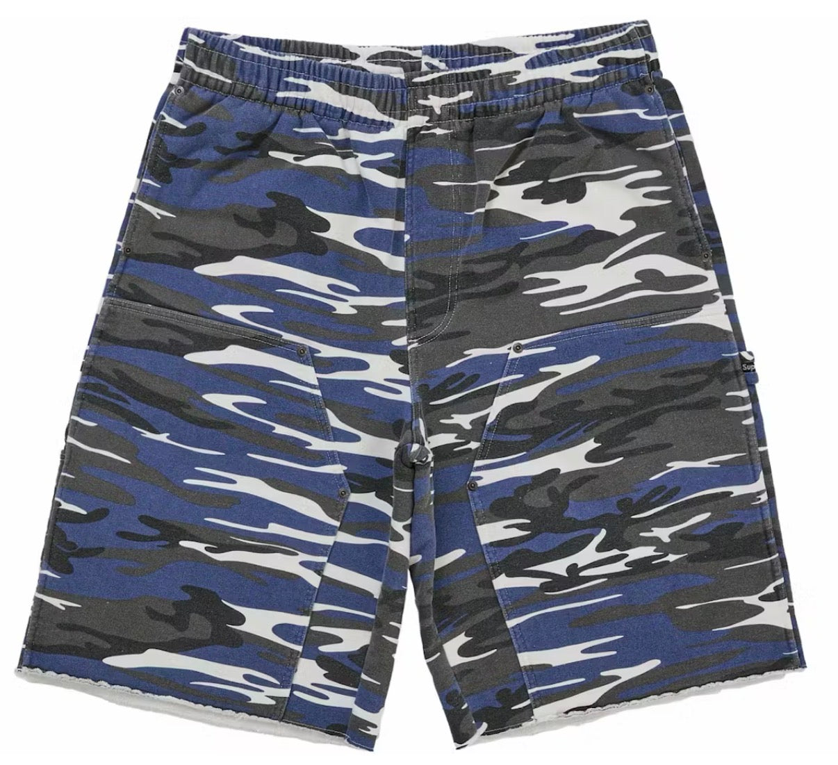 SUPREME DOUBLE KNEE PAINTER SWEAT SHORTS (BRAND NEW)