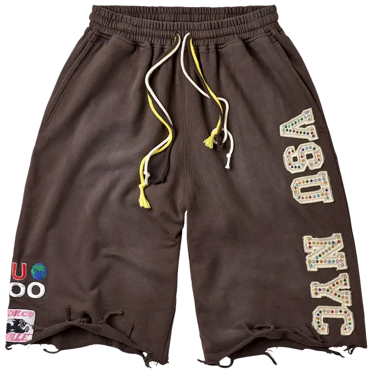 VALE FOREVER BROWN VSU 3/4 SHORTS