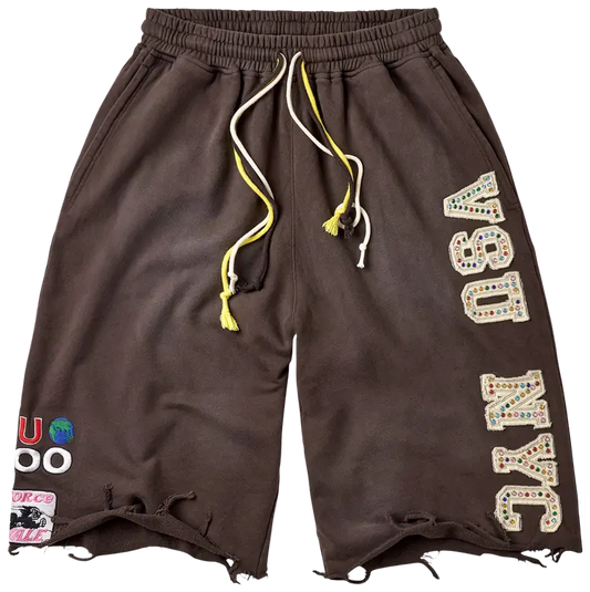 VALE FOREVER BROWN VSU 3/4 SHORTS