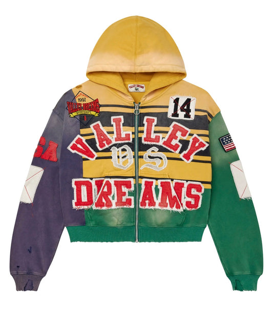 VALE COLLAGE ZIP-UP (BRAND NEW)