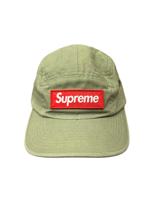 SUPREME BOX LOGO ARMY GREEN HAT (BRAND NEW)