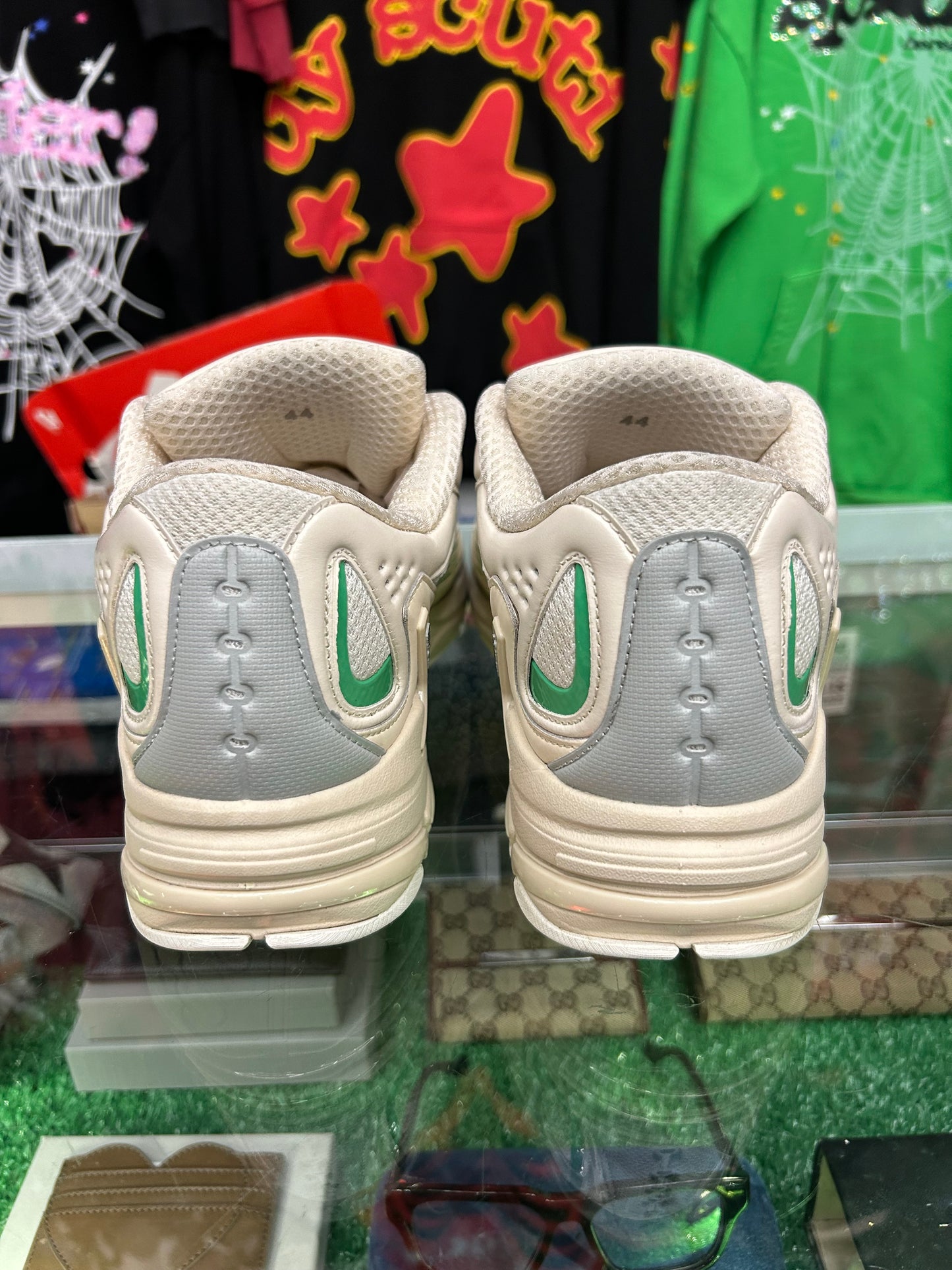 RAF SIMONS ULTRASCEPTRE SNEAKER CREAM GREEN (PRE-OWMED W/ BOX)