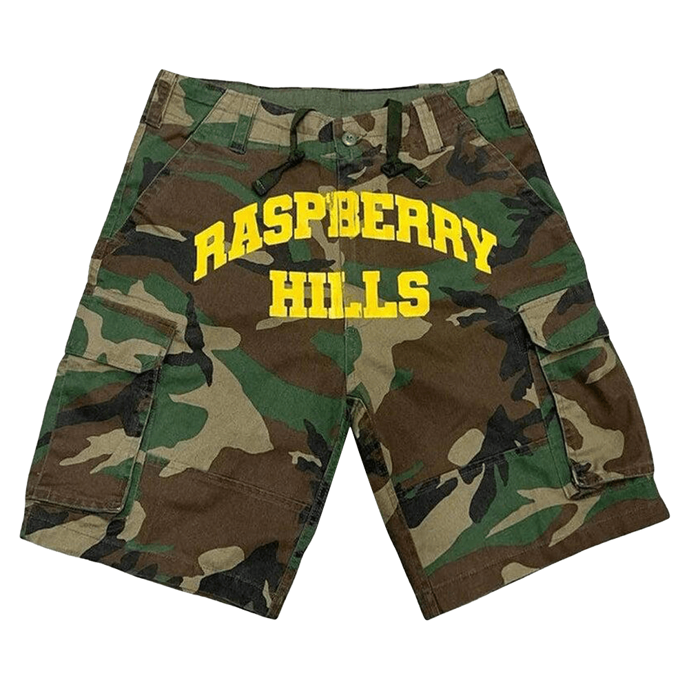 RASPBERRY HILLS GV GALLERY CAMO SHORTS