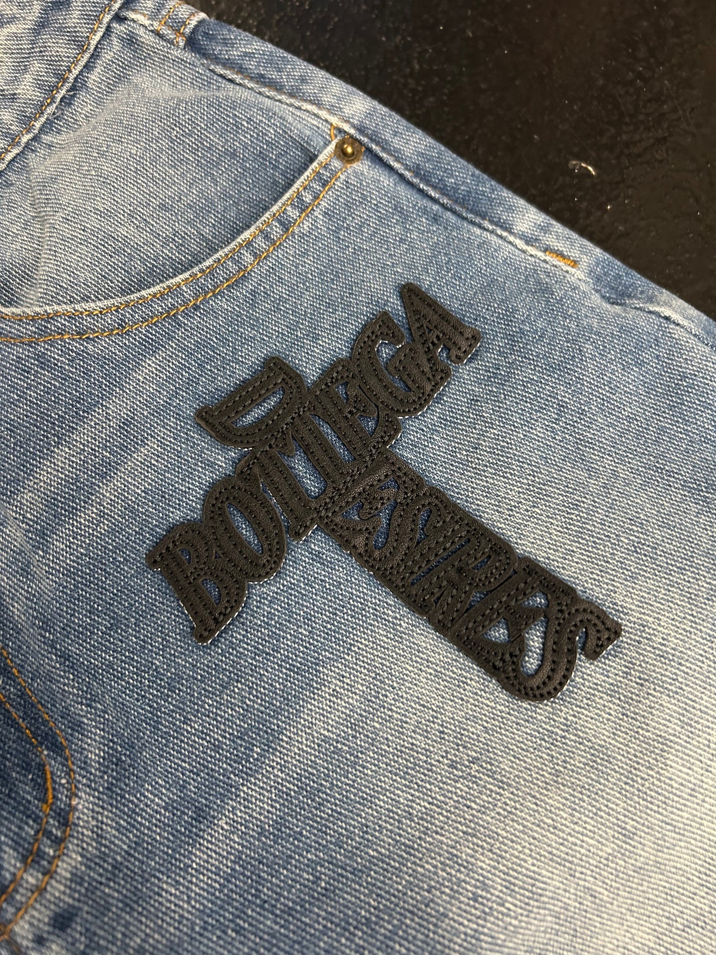 BOTTEGA DESIRES HOLY GRAIL DENIM JEANS “SIZE 28”  (BRAND NEW)
