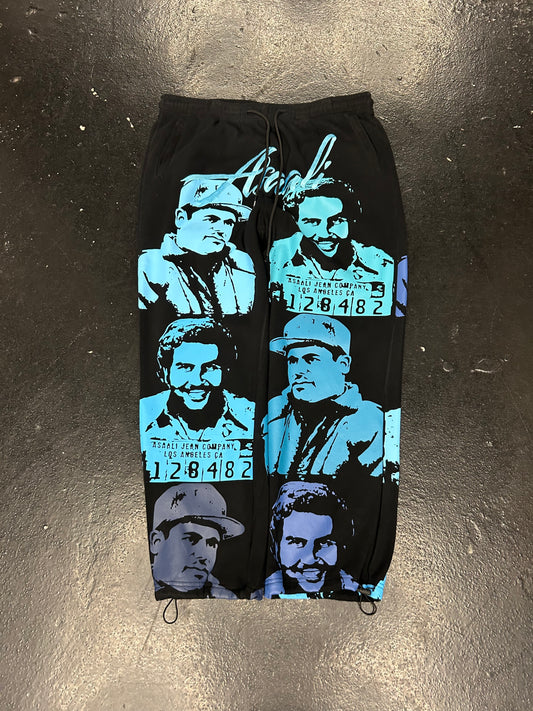 ASSALI BLUE PANTONE CARTEL SWEATPANTS (VNDS)