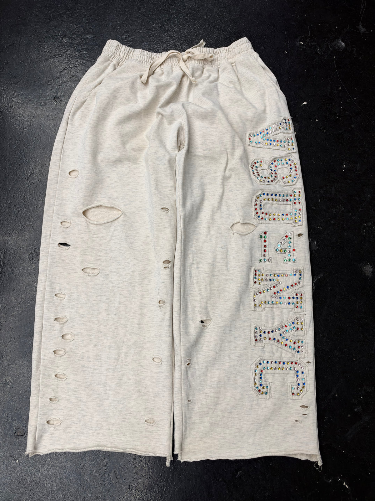 VALE NYC VSU SWEATPANTS “CREAM” (PRE-OWNED)