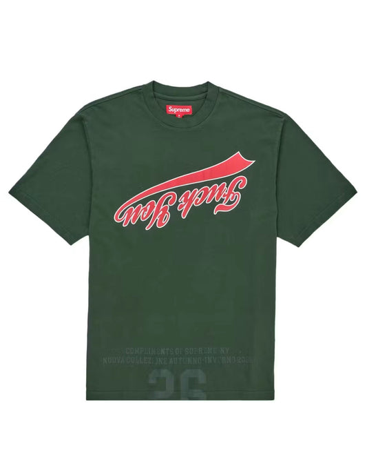 SUPREME CRACKED FLIPPED S/S TOP “GREEN” (BRAND NEW)