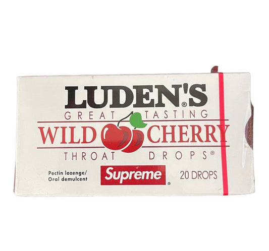 SUPREME X LUDENS WILD CHERRY THROAT DROPS (BRAND NEW)