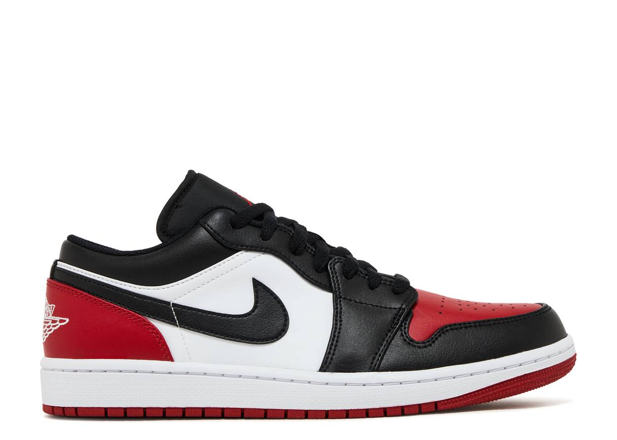 JORDAN 1 LOW BRED TOE (BRAND NEW)