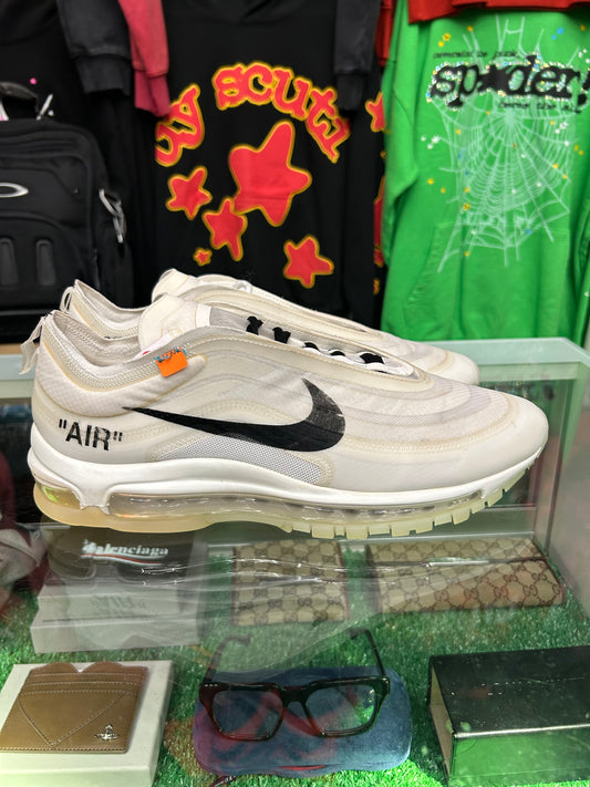 OFF-WHITE NIKE AIR MAX 97S  (PRE-OWED / WITH BOX)