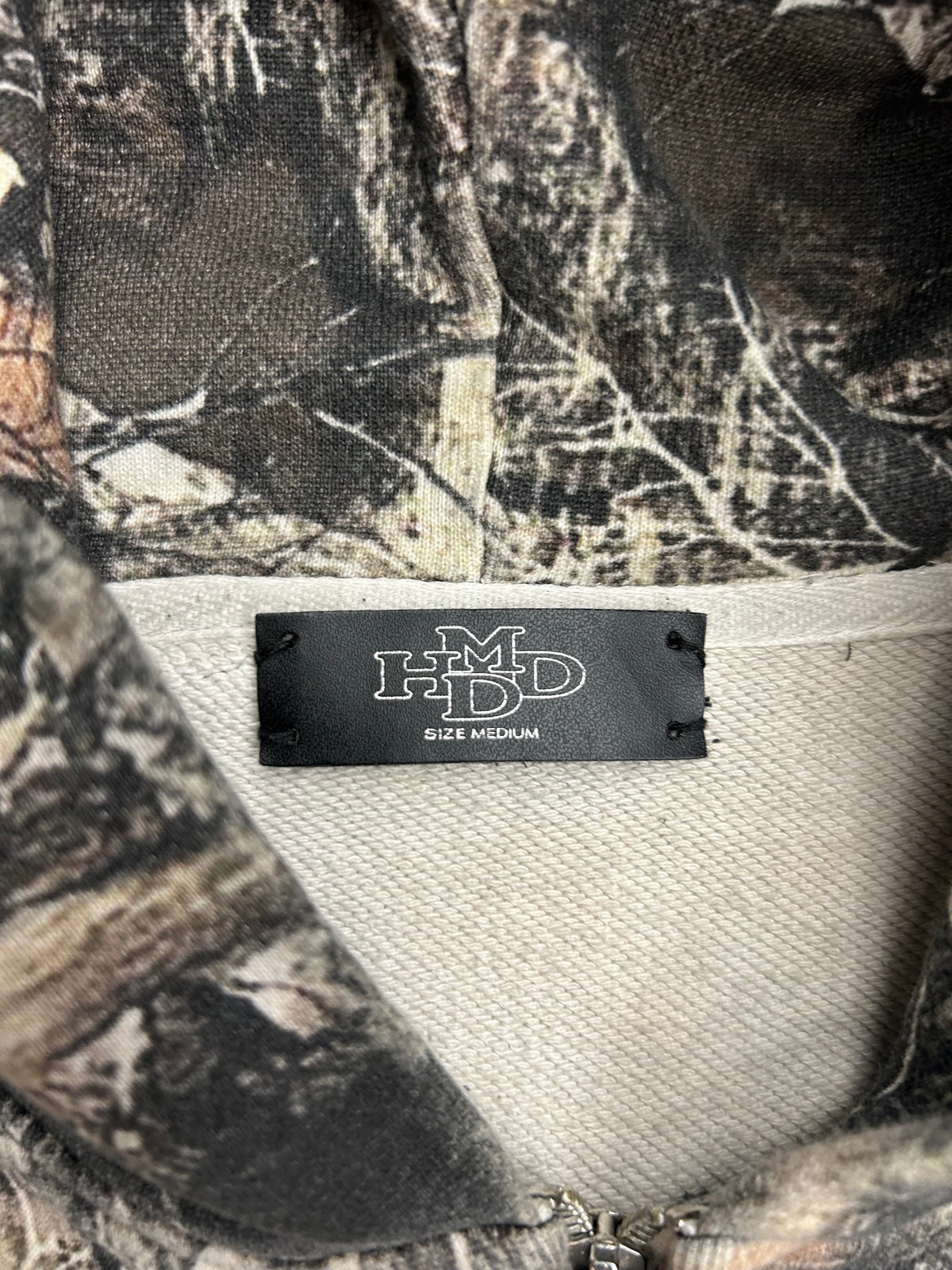 HMDD CAMO POCKET ZIP UP HOODIE (PRE-OWNED)