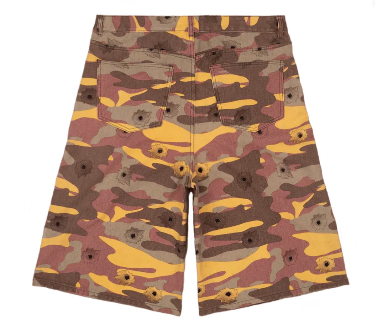 BRAVEST STUDIOS PARIS CAMO SHORTS (BRAND NEW)