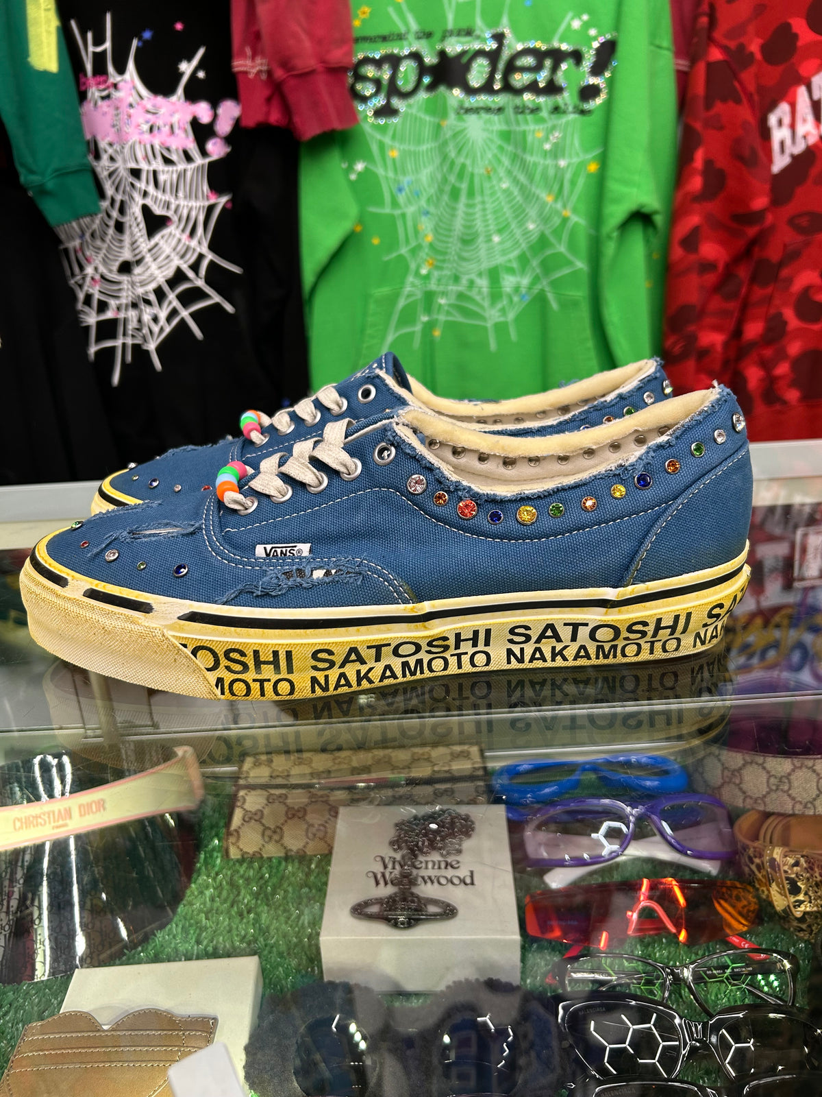 VANS X SATOSHI NAKAMOTO LUCKY CHARM NAVY (BRAND NEW)