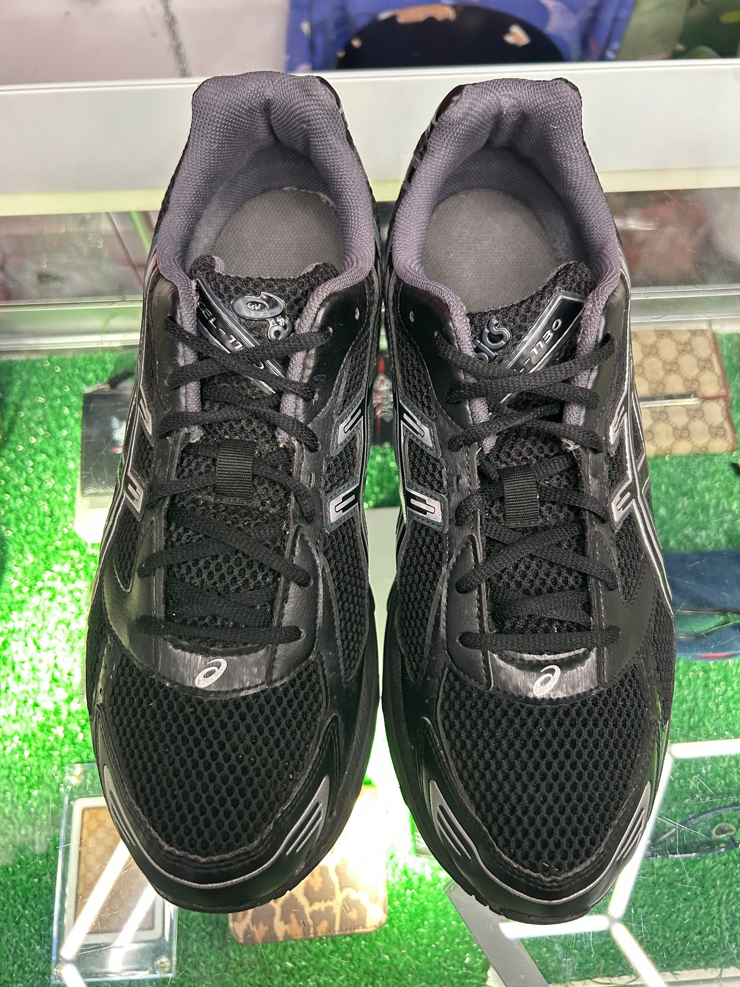 ASICS GEL-1130 BLACK/ PURE SILVER (PRE-OWNED W/ BOX)