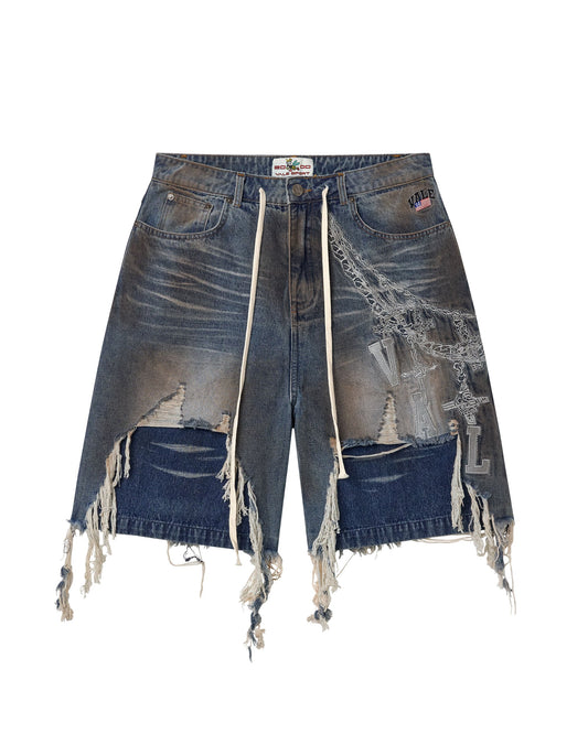 VALE FOREVER CHAIN SHORTS “BLUE”