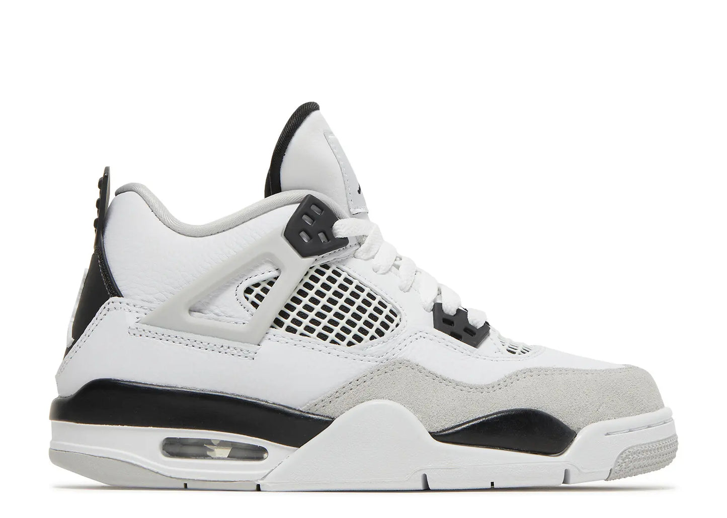 JORDAN 4 MILITARY BLACK GS (VNDS W/ BOX)