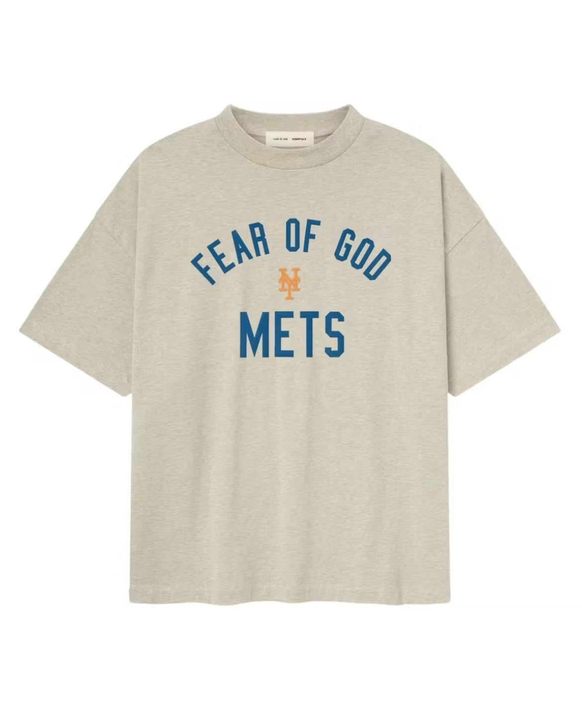ESSENTIALS FEAR OF GOD METS 90S TEE HEATHER STONE (BRAND NEW)