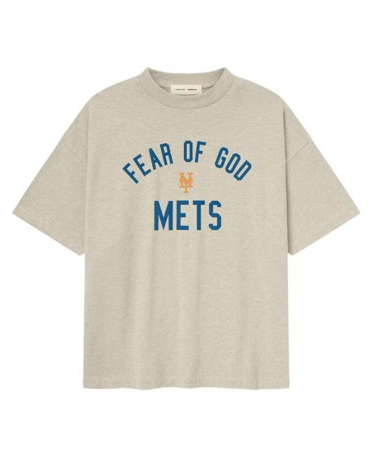 ESSENTIALS FEAR OF GOD METS 90S TEE HEATHER STONE (BRAND NEW)