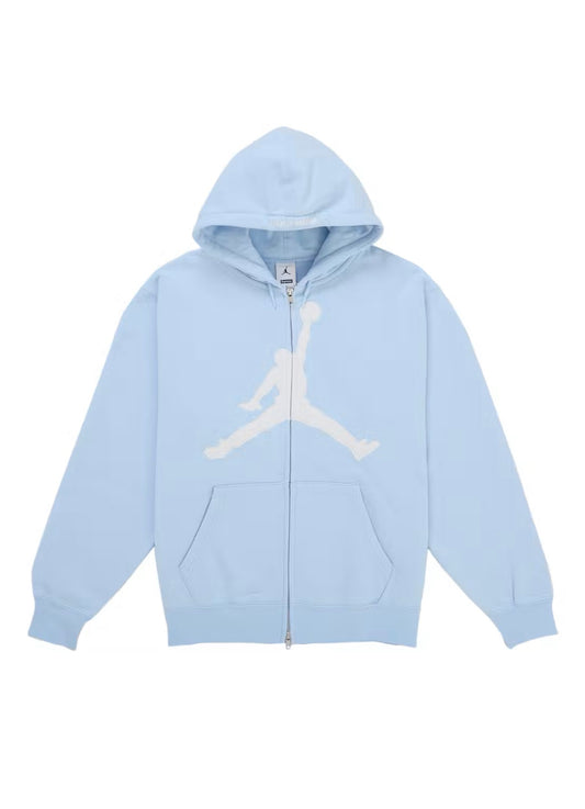 SUPREME X JORDAN HOODED SWEATSHIRT “LIGHT BLUE” (BRAND NEW)