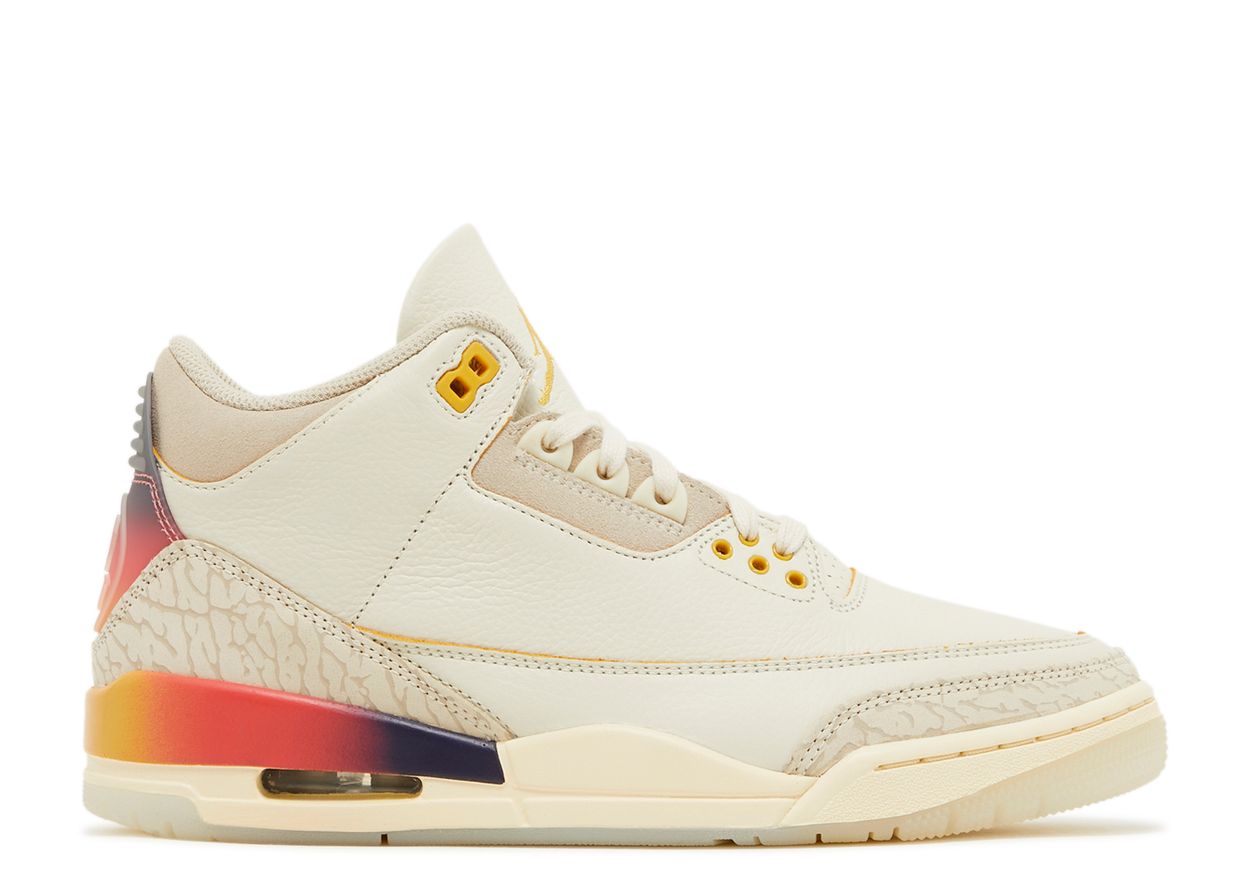 JORDAN 3 J BALVIN MEDELLIN SUNSET (BRAND NEW)