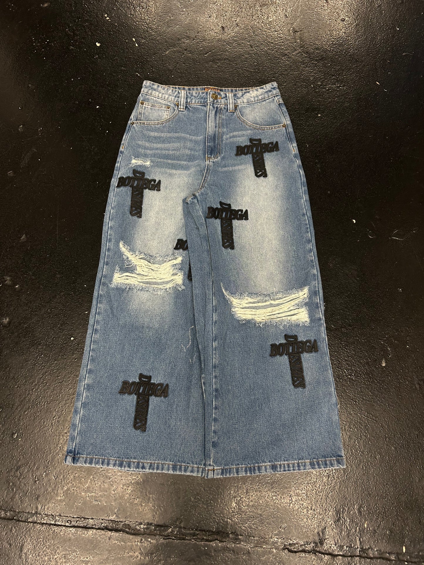 BOTTEGA DESIRES HOLY GRAIL DENIM JEANS “SIZE 28”  (BRAND NEW)