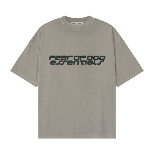 ESSENTIALS FEAR OF GOD 26 LOGO GREY TEE (BRAND NEW)