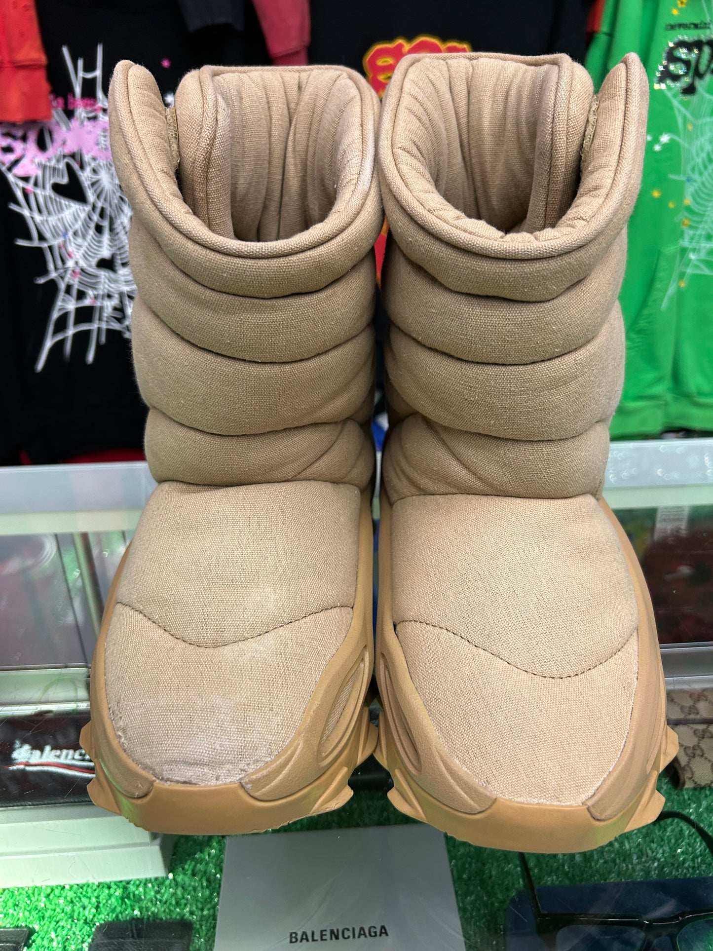 YEEZY ADIDAS NSLTD BOOT KHAKI “REPAIRED” (PRE-OWNED NO BOX)