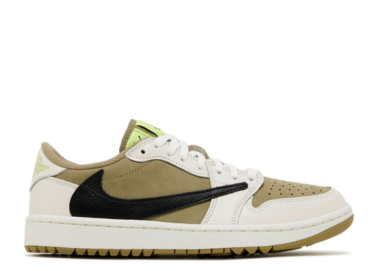 JORDAN 1 LOW GOLF TRAVIS NEUTRAL OLIVE (VNDS W/ BOX)