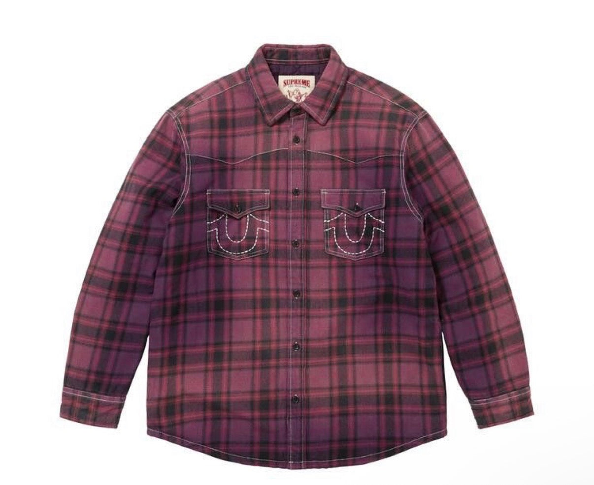 SUPREME TRUE RELIGION LINE PLAID FLANNEL (VNDS)