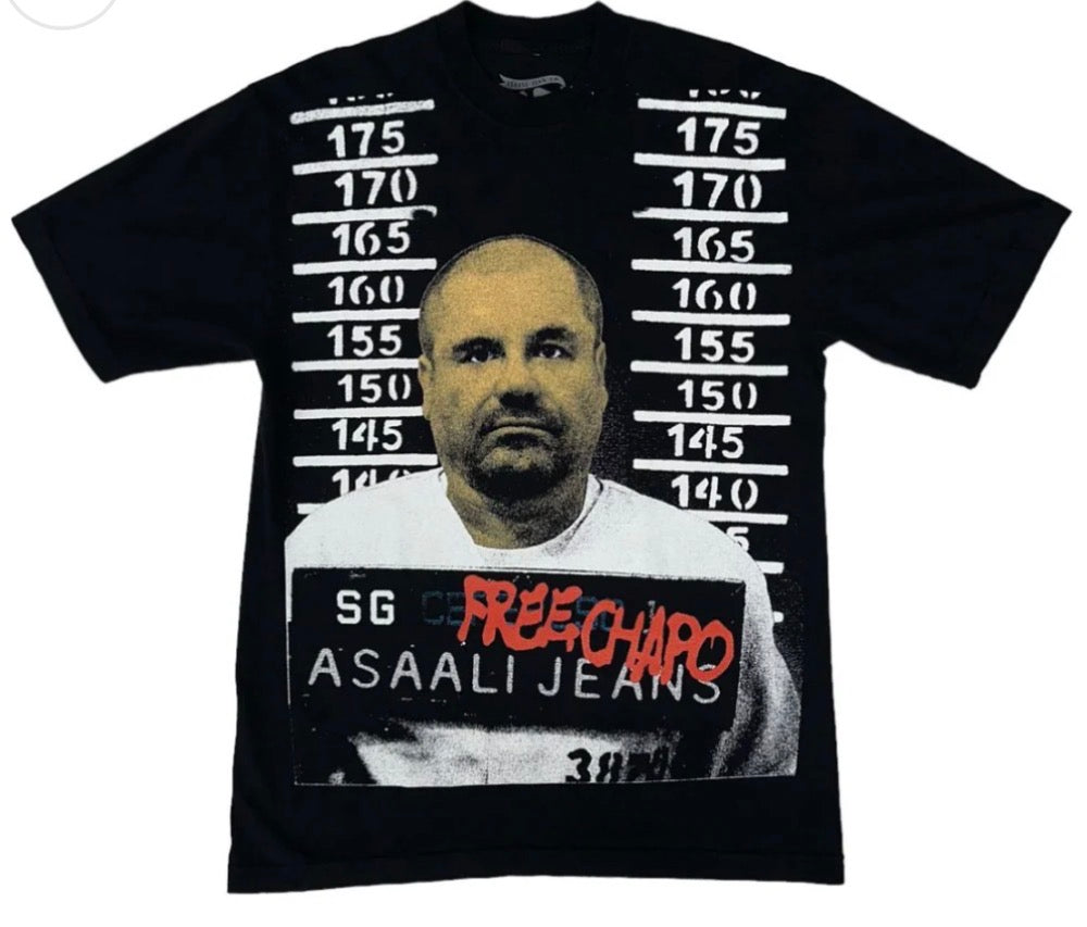 ASAALI CHAPO MUGSHOT TEE (BRAND NEW)