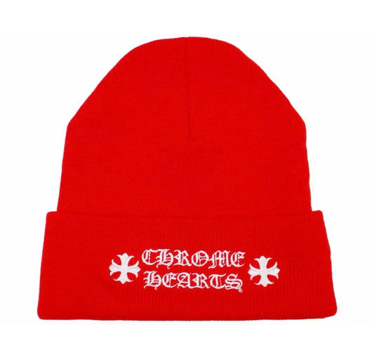 CHROME HEARTS LOGO BEANIE (BRAND NEW)