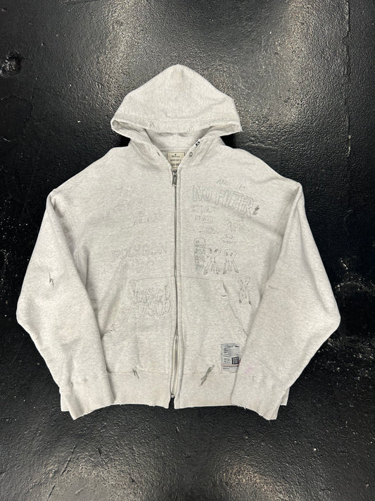 MASON MIHARA YASUHIRO GREY ZIP-UP (PRE-OWNED)
