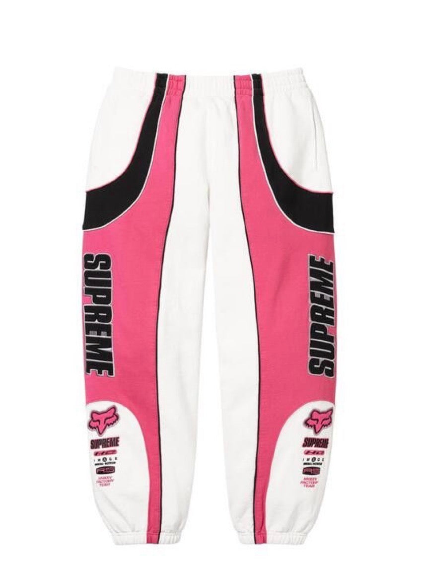 SUPREME FOX RACING PINK SWEATPANT (BRAND NEW)