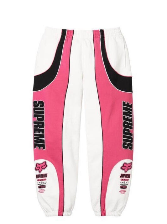 SUPREME FOX RACING PINK SWEATPANT (BRAND NEW)