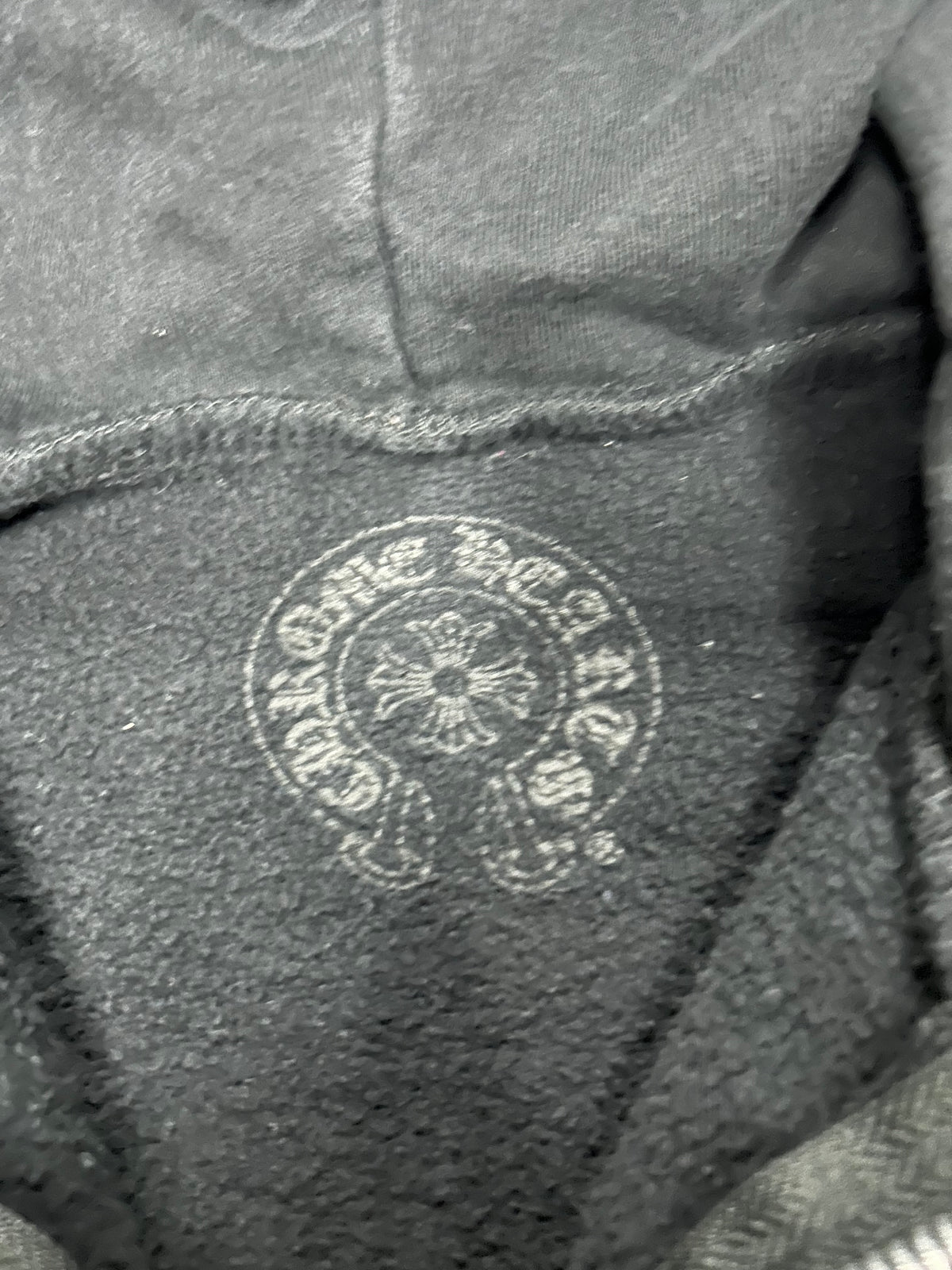 CHROME HEARTS KIDS SCROLL ZIP UP HOODIE (PRE-OWNED)