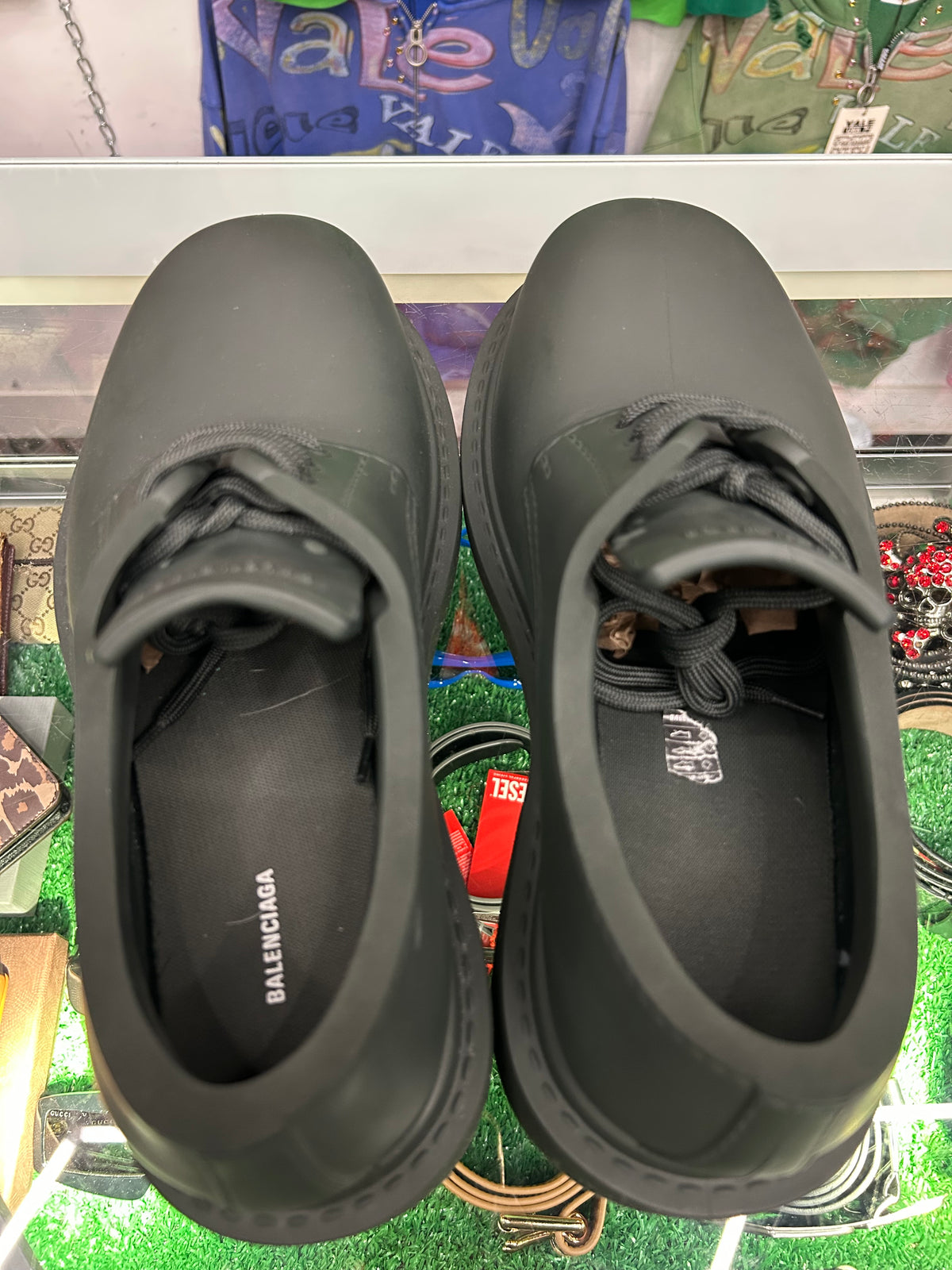 BALENCIAGA STEROID DERBY GREEN (PRE-OWNED NO BOX)