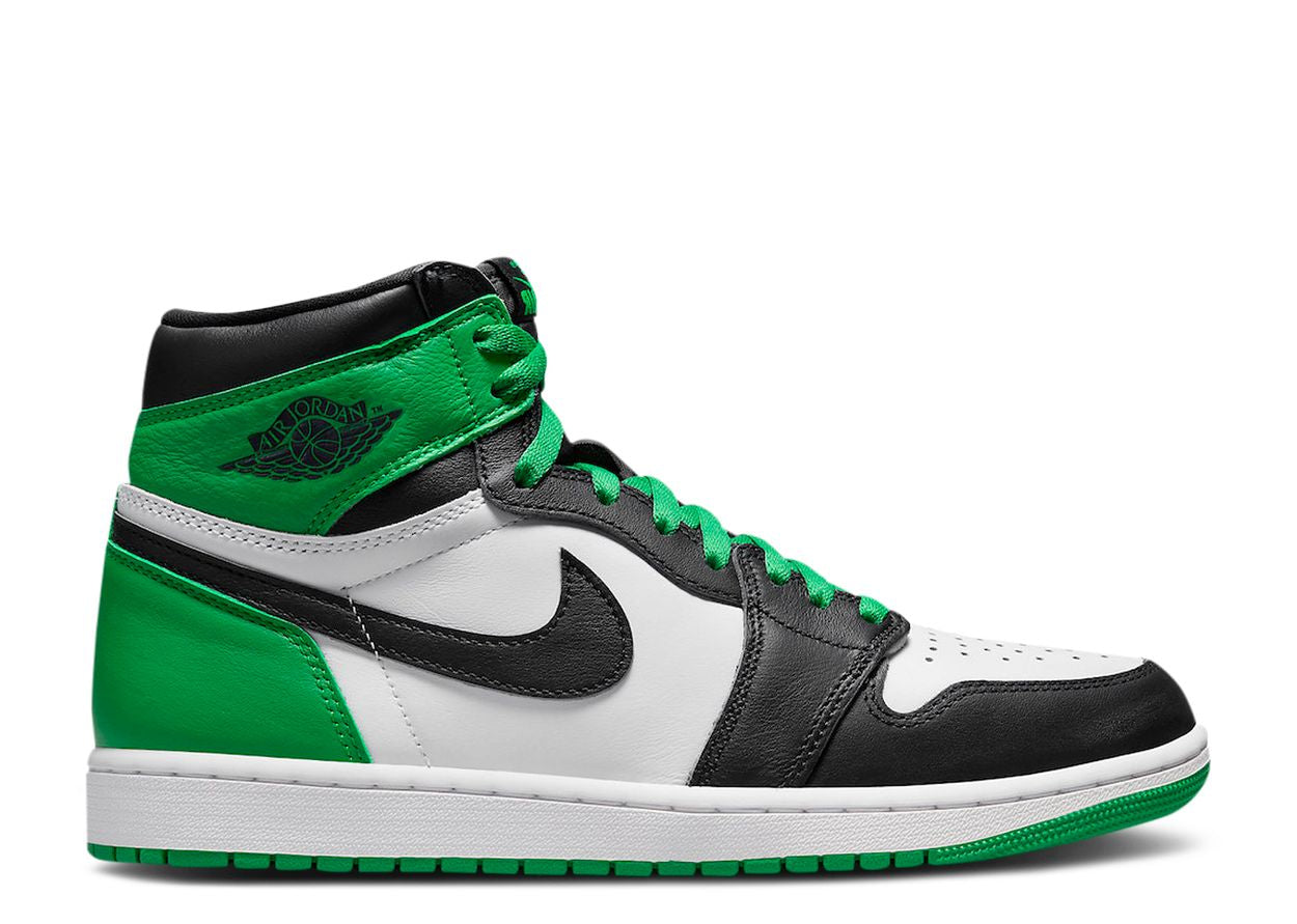 JORDAN 1 HIGH LUCKY GREEN (PRE OWNED W/ BOX)