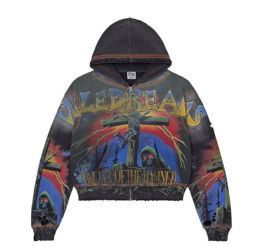 VALE FOREVER DAMNED BIG ZIP-UP BLACK (BRAND NEW)