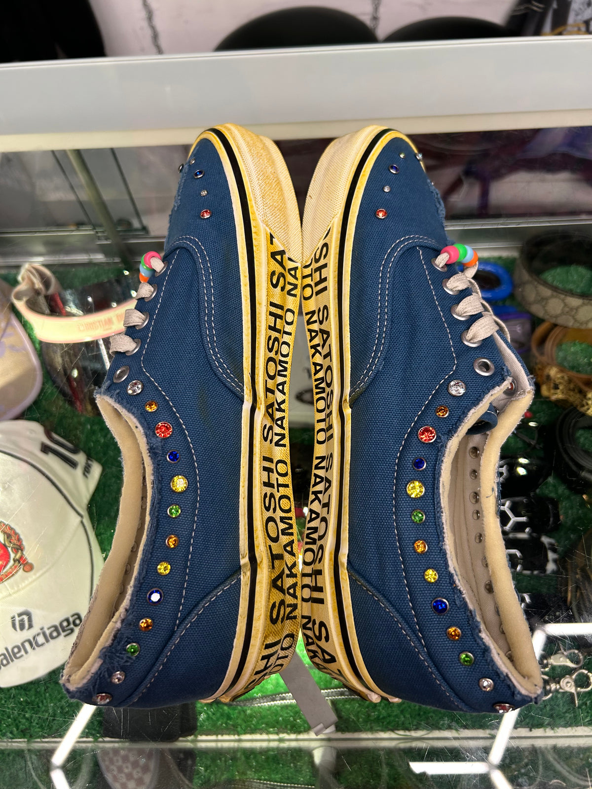VANS X SATOSHI NAKAMOTO LUCKY CHARM NAVY (BRAND NEW)